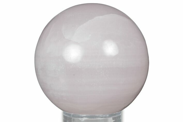 Polished Pink Manganoan (Mangano) Calcite Sphere - Fluorescent! #335023